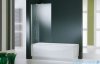 Novellini Parawan 1-częściowy Aurora1 80x150cm chrom szkło satyna AURORAN180-4K